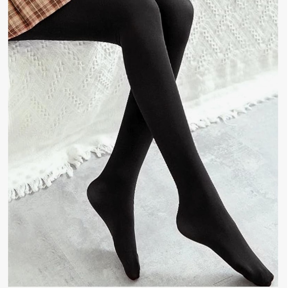 VERO MONTE Women  Fleece Tights  Warm Fashion Thermal Tights 2 paar.